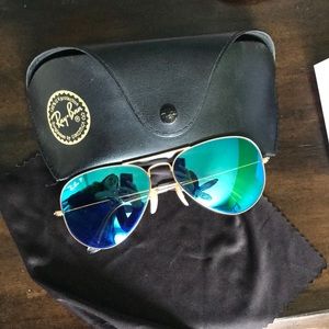 POLARIZED RAY BAN AVIATOR sunglasses